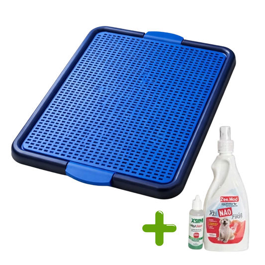 Sanitário Pet Inteligente + Educadores Aqui Sim e Aqui Não.